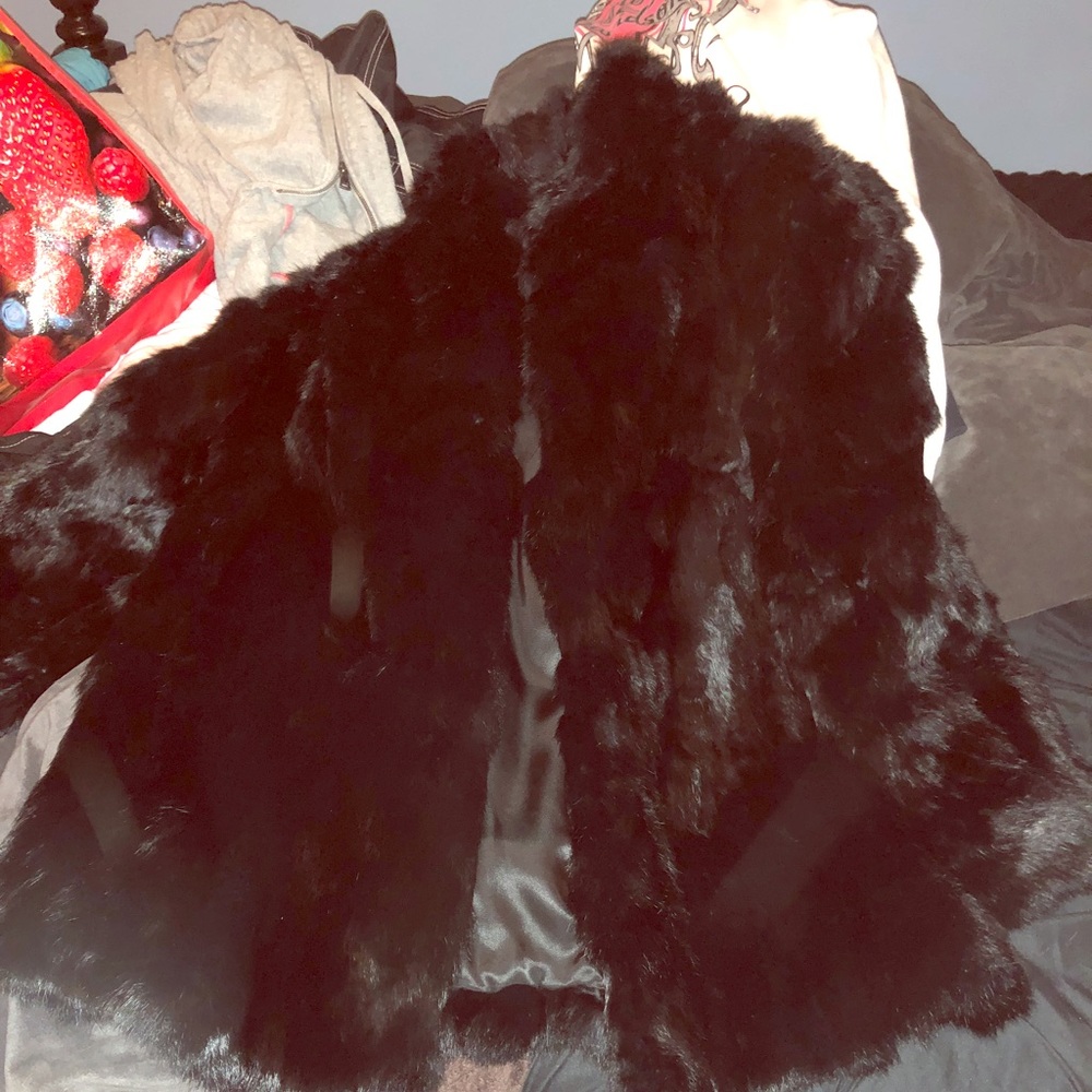 100 %Rabbit Fur Coat